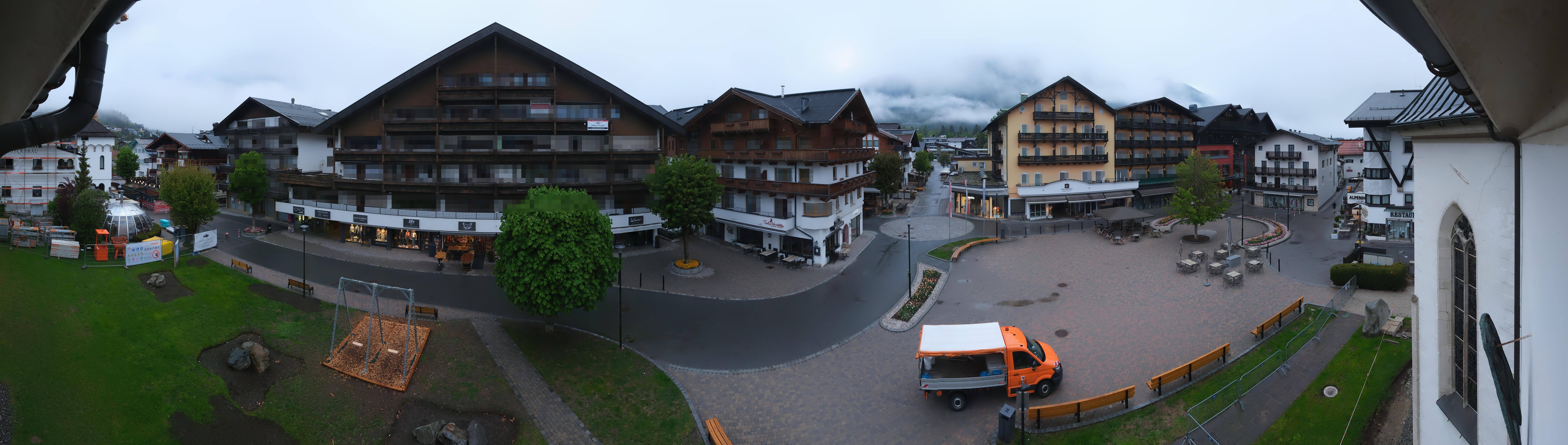 Archiv Foto Webcam Dorfplatz, Seefeld in Tirol