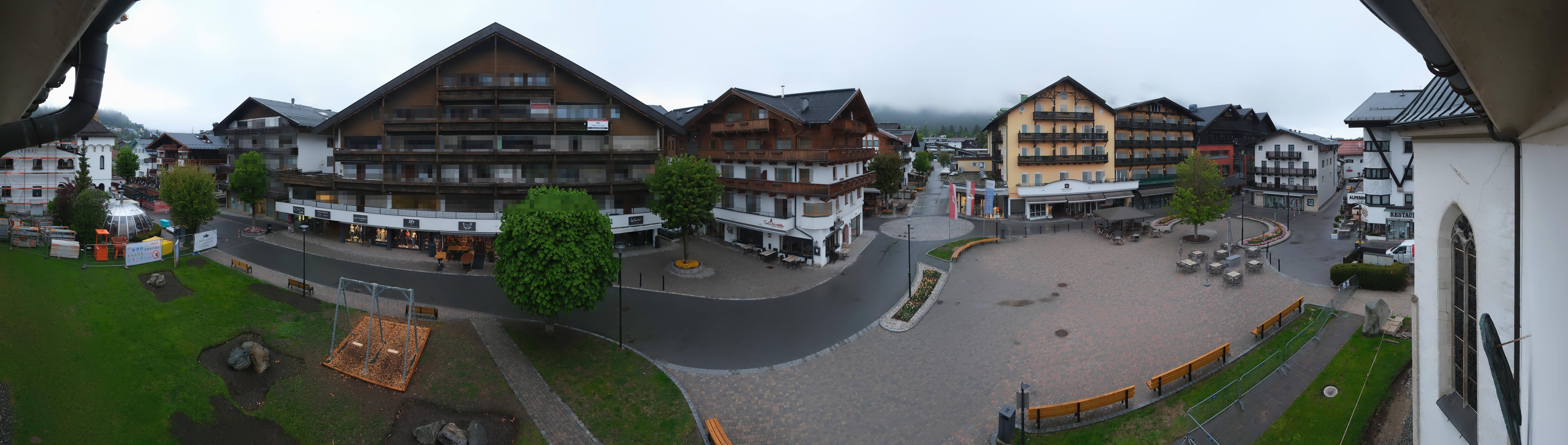Archiv Foto Webcam Dorfplatz, Seefeld in Tirol