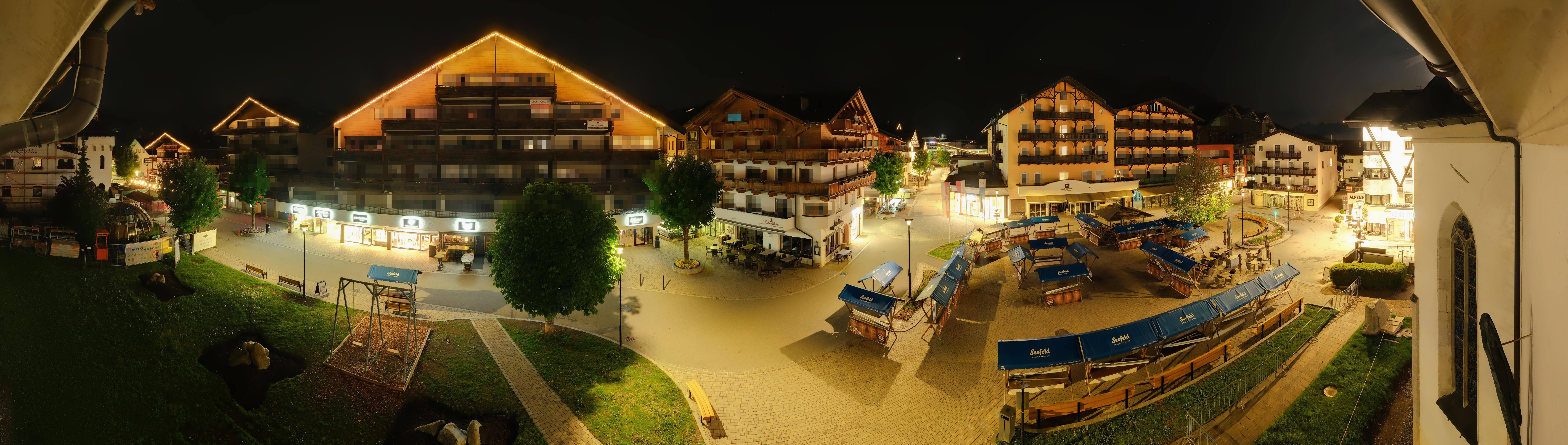 Archiv Foto Webcam Dorfplatz, Seefeld in Tirol