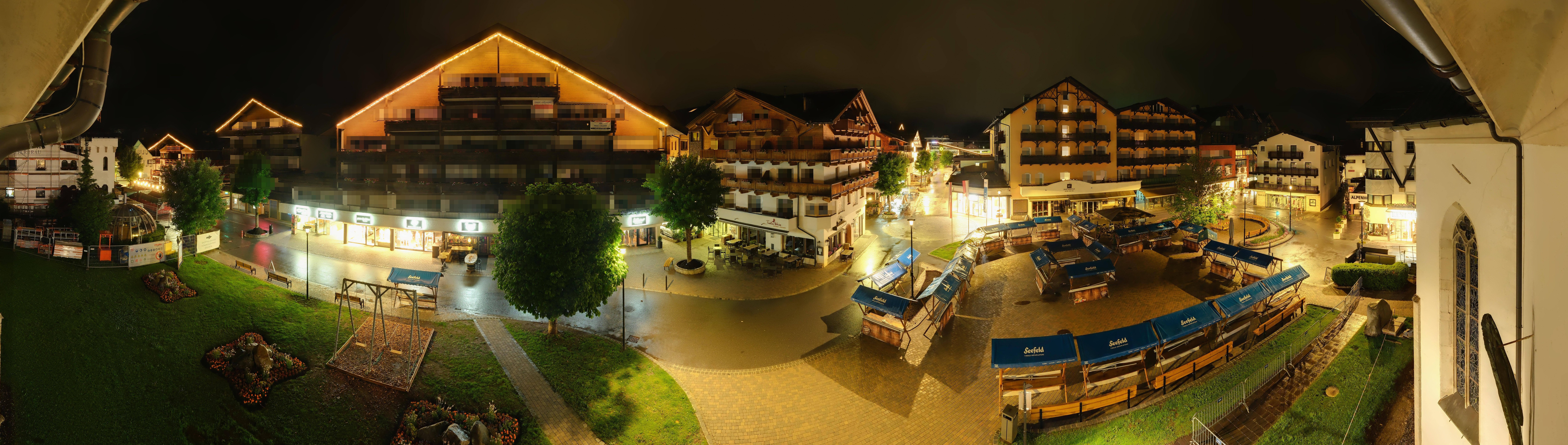 Archiv Foto Webcam Dorfplatz, Seefeld in Tirol