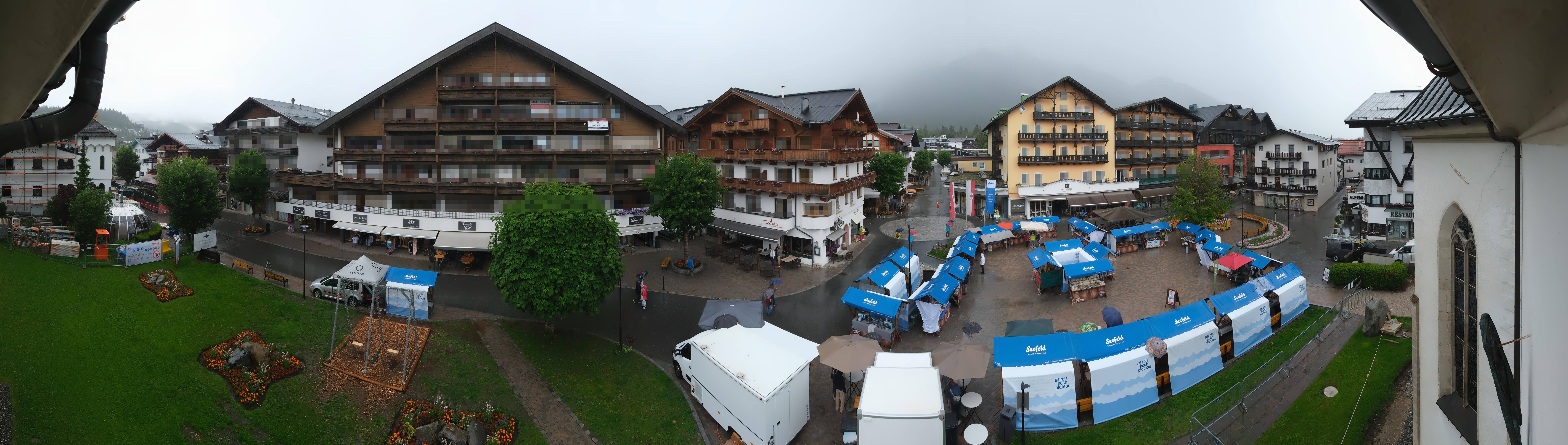 Archiv Foto Webcam Dorfplatz, Seefeld in Tirol