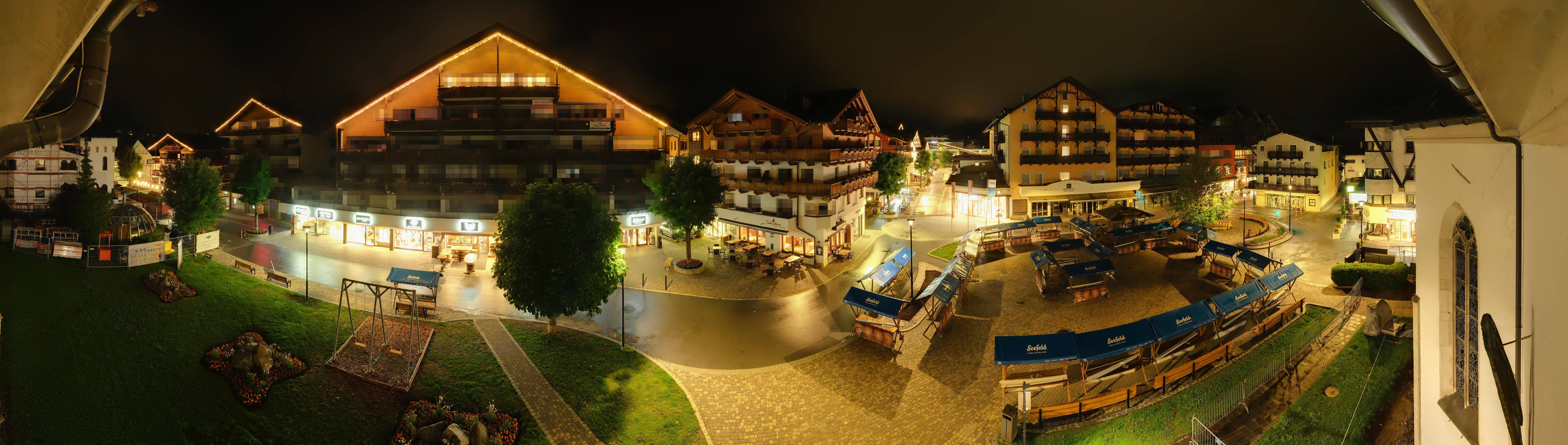 Archiv Foto Webcam Dorfplatz, Seefeld in Tirol