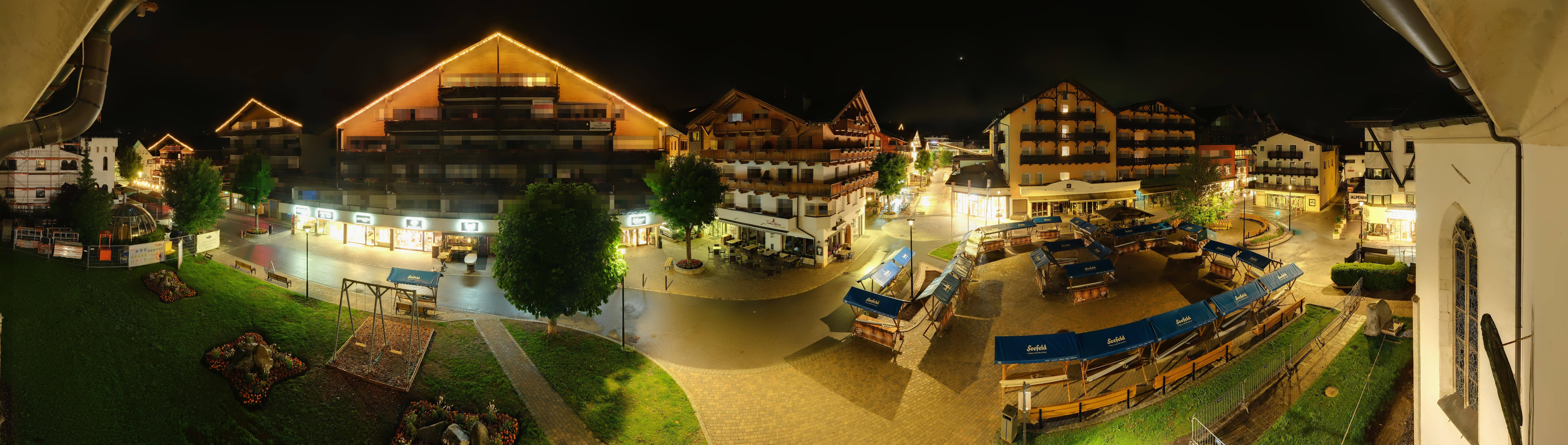Archiv Foto Webcam Dorfplatz, Seefeld in Tirol