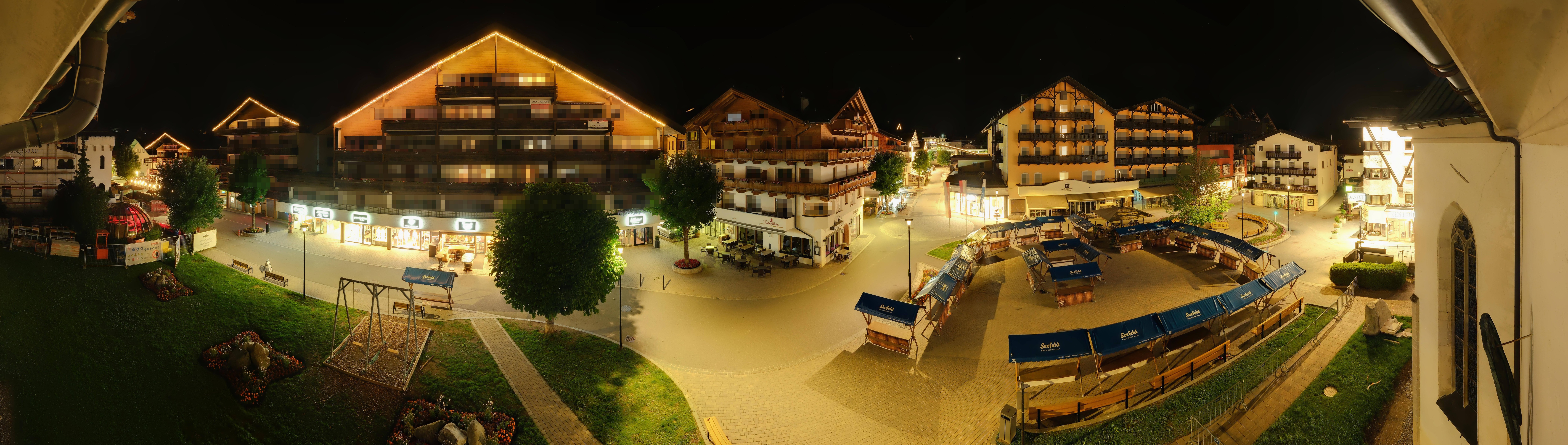 Archiv Foto Webcam Dorfplatz, Seefeld in Tirol