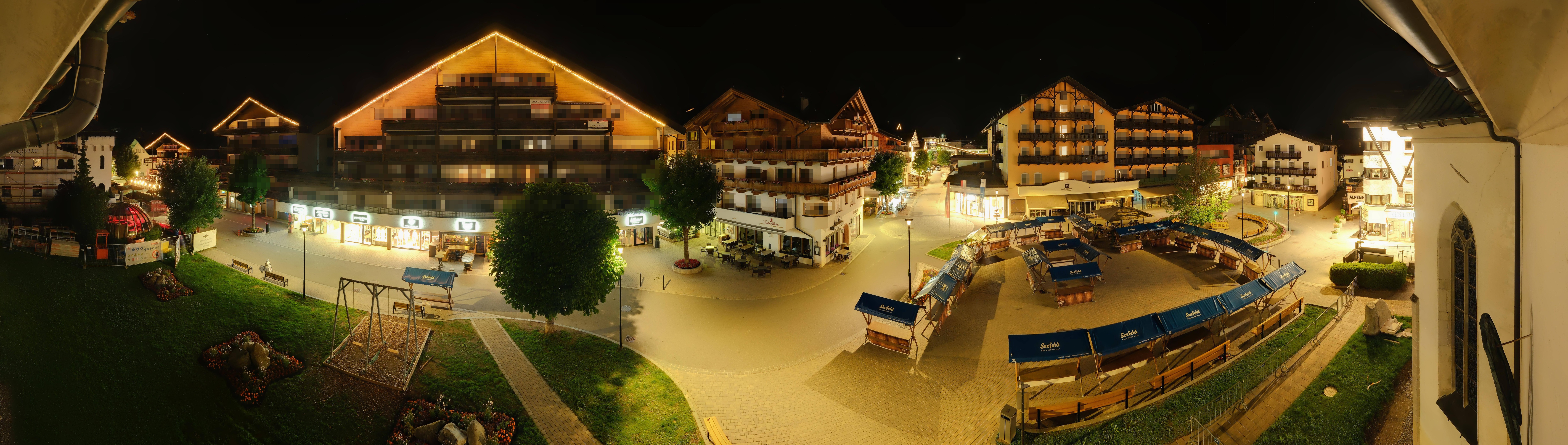 Archiv Foto Webcam Dorfplatz, Seefeld in Tirol