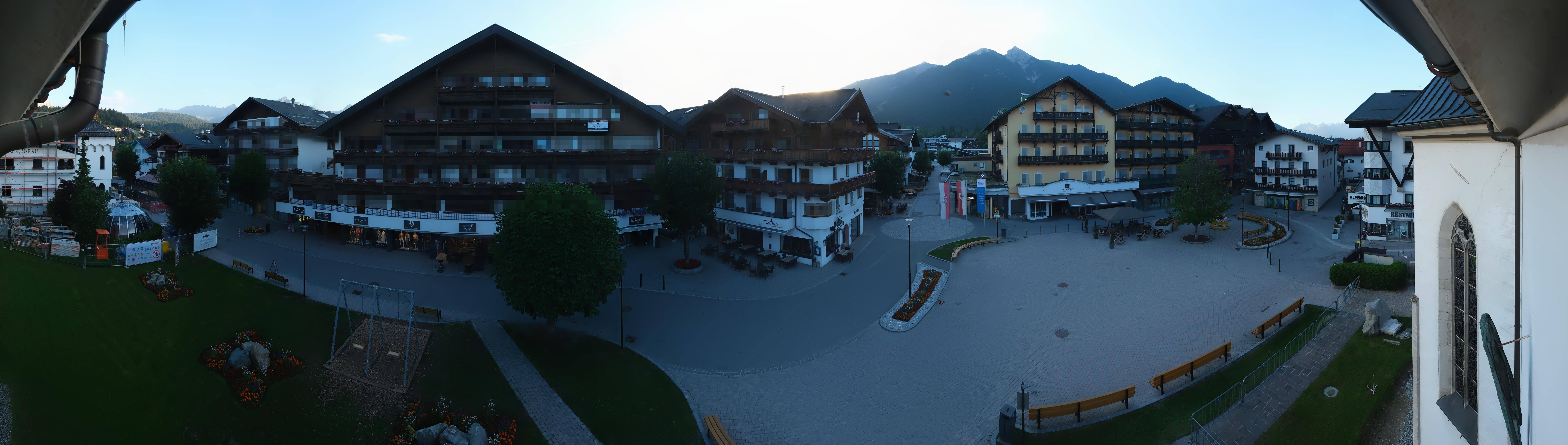 Archived image Webcam Village square, Seefeld