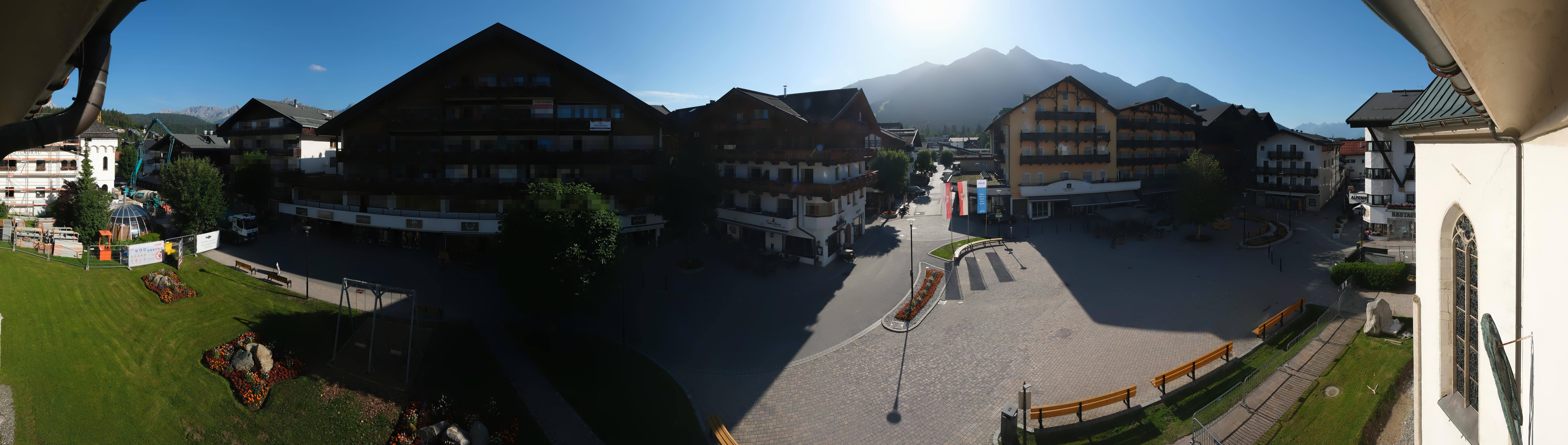 Archived image Webcam Village square, Seefeld