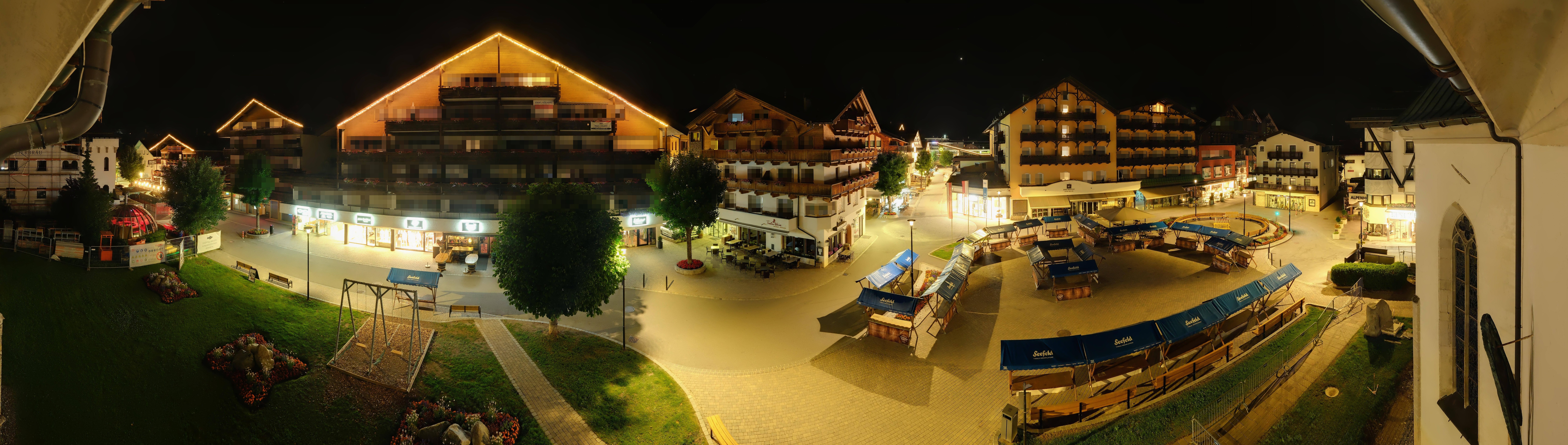 Archiv Foto Webcam Dorfplatz, Seefeld in Tirol
