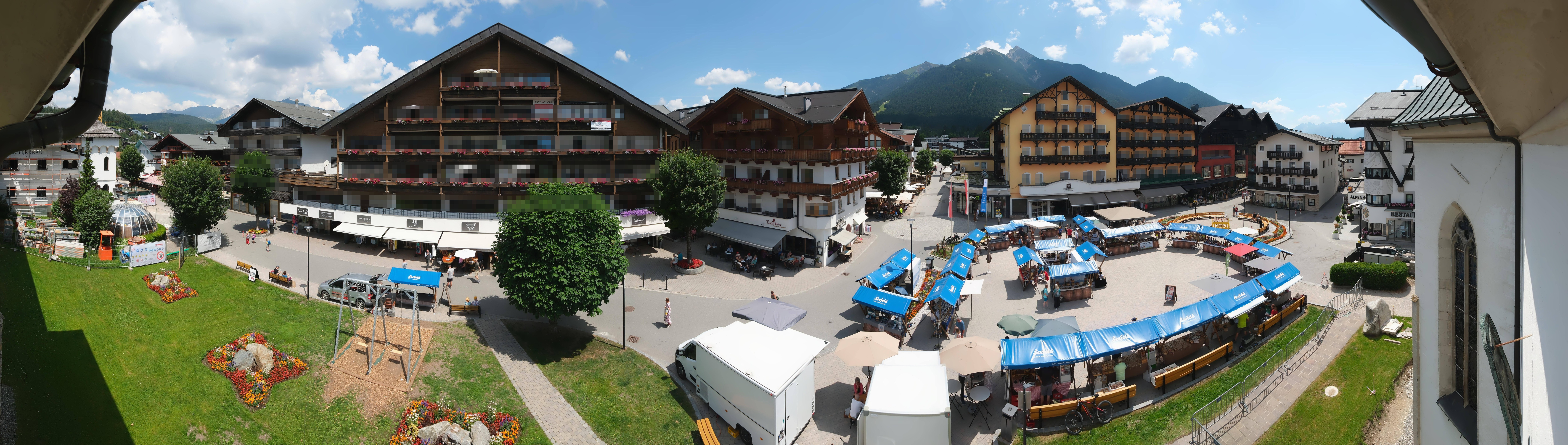 Archived image Webcam Village square, Seefeld