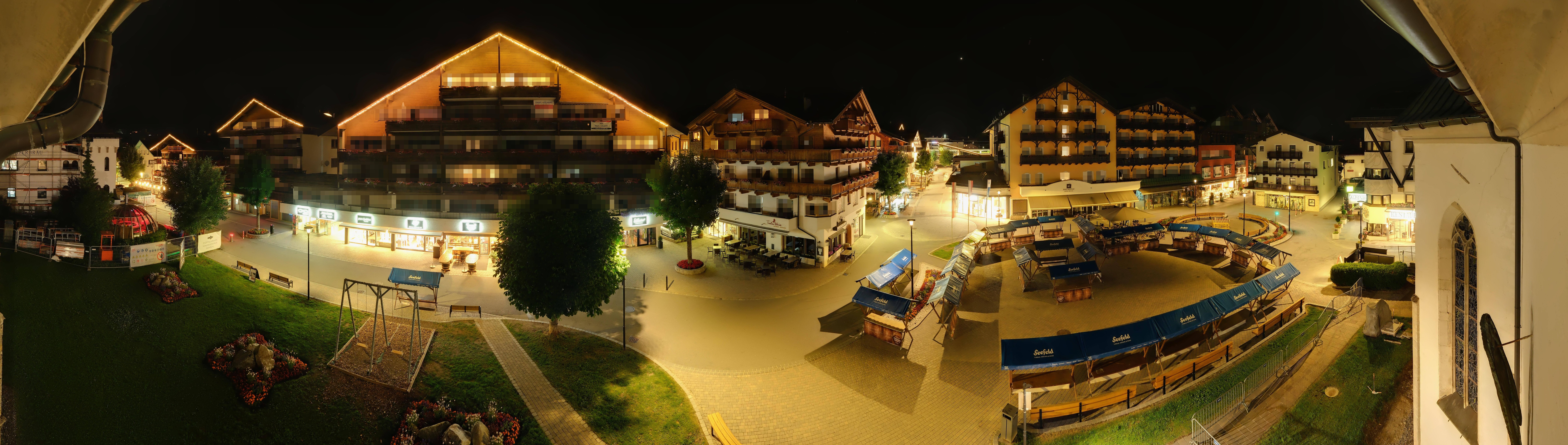 Archiv Foto Webcam Dorfplatz, Seefeld in Tirol