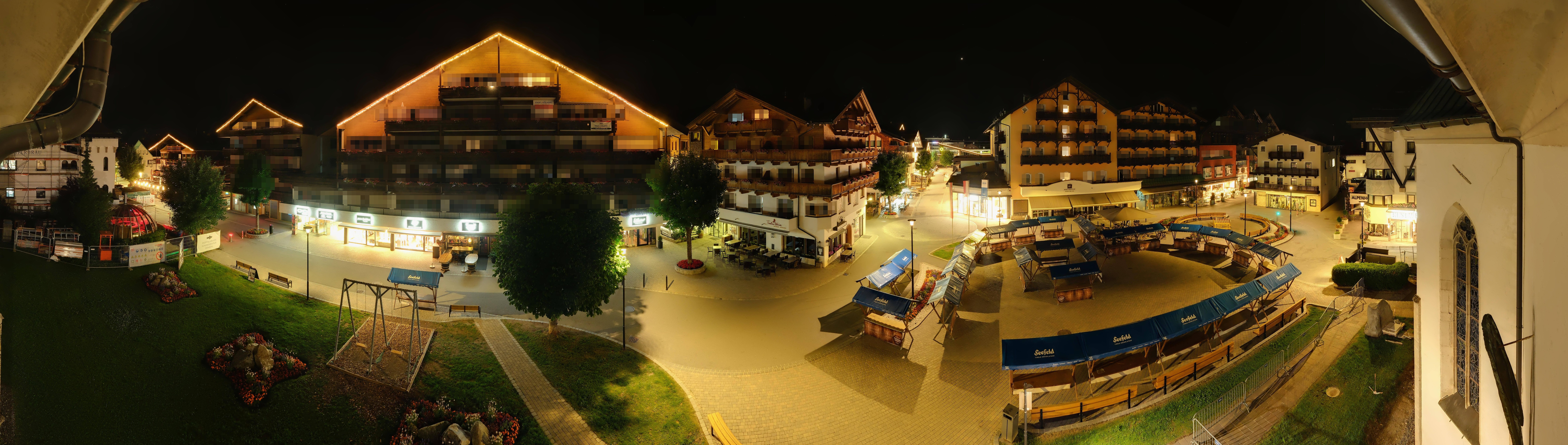 Archiv Foto Webcam Dorfplatz, Seefeld in Tirol