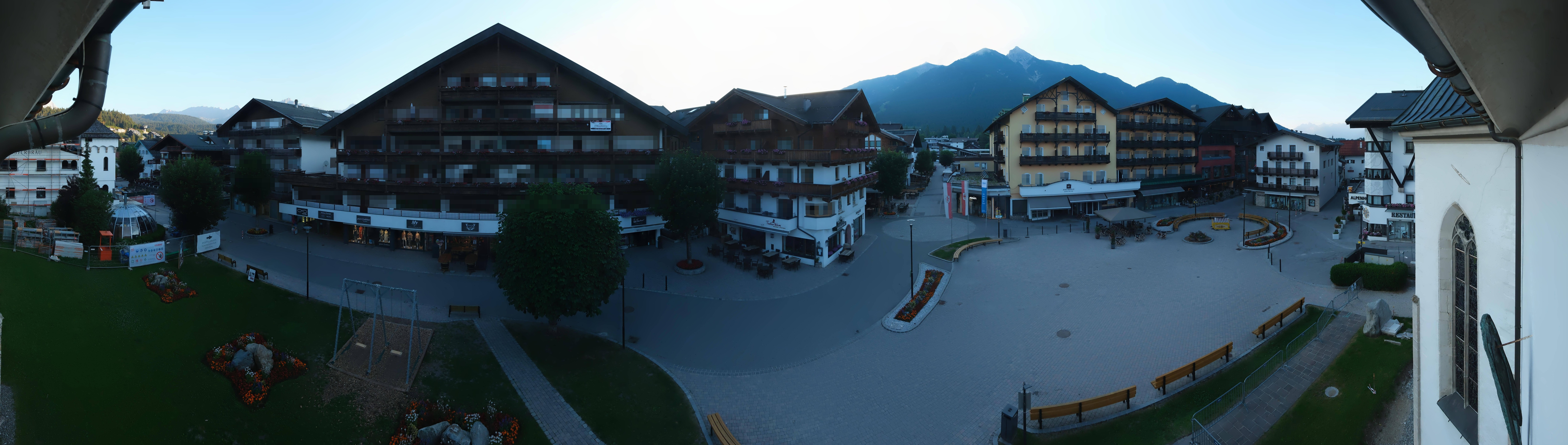 Archived image Webcam Village square, Seefeld