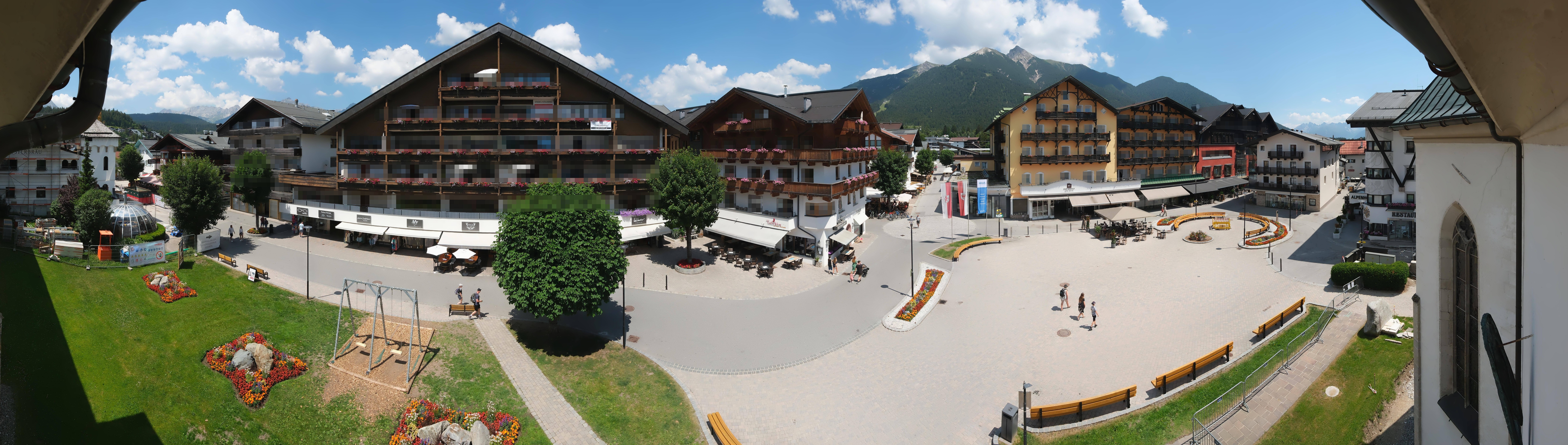 Archived image Webcam Village square, Seefeld