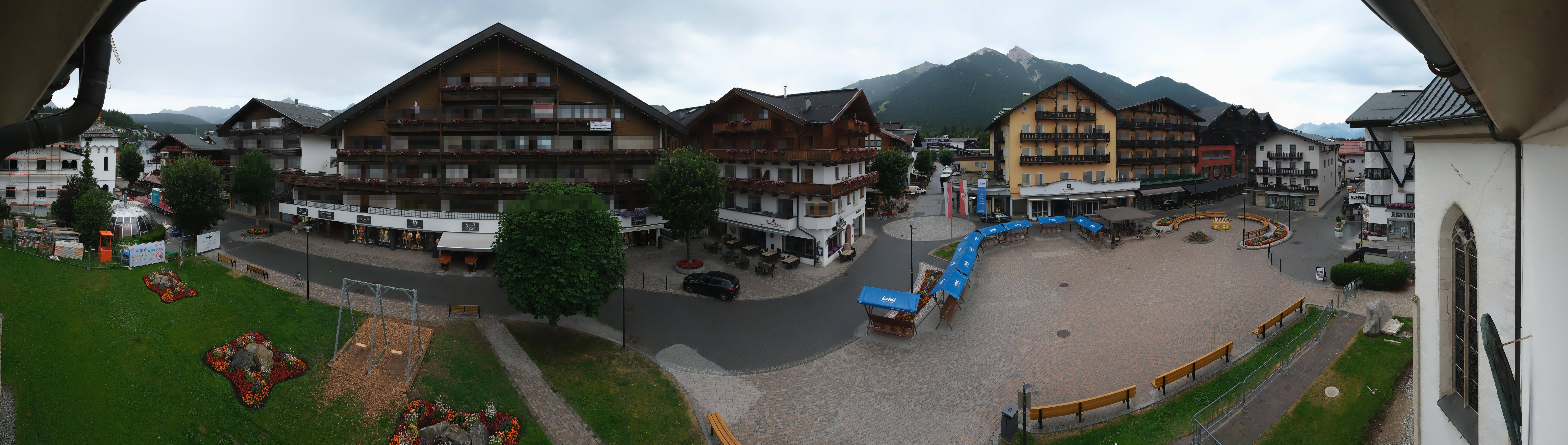 Archived image Webcam Village square, Seefeld
