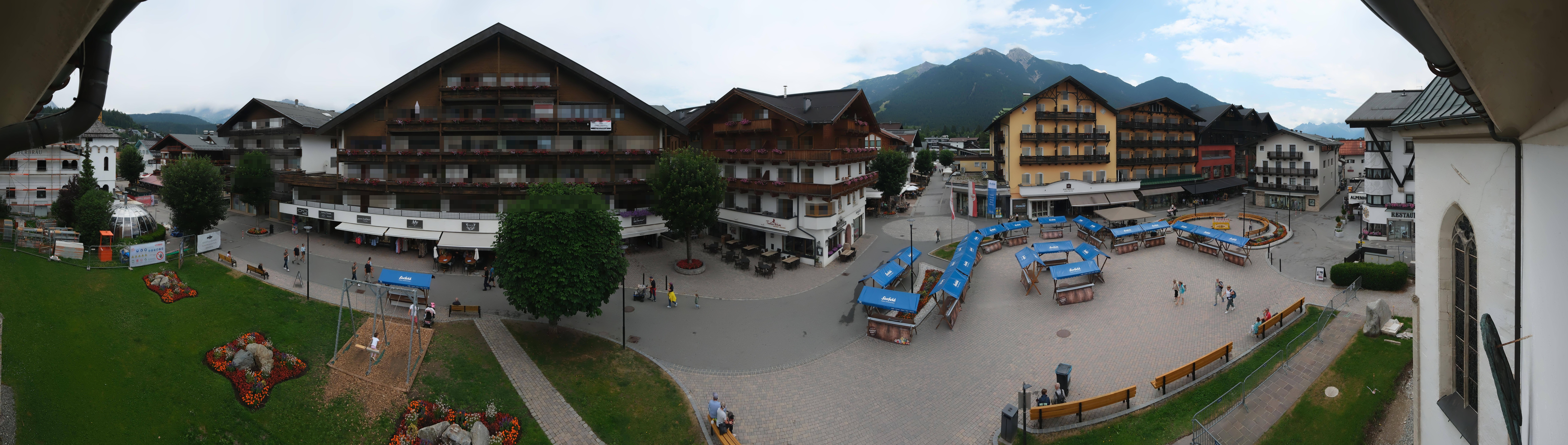 Archived image Webcam Village square, Seefeld