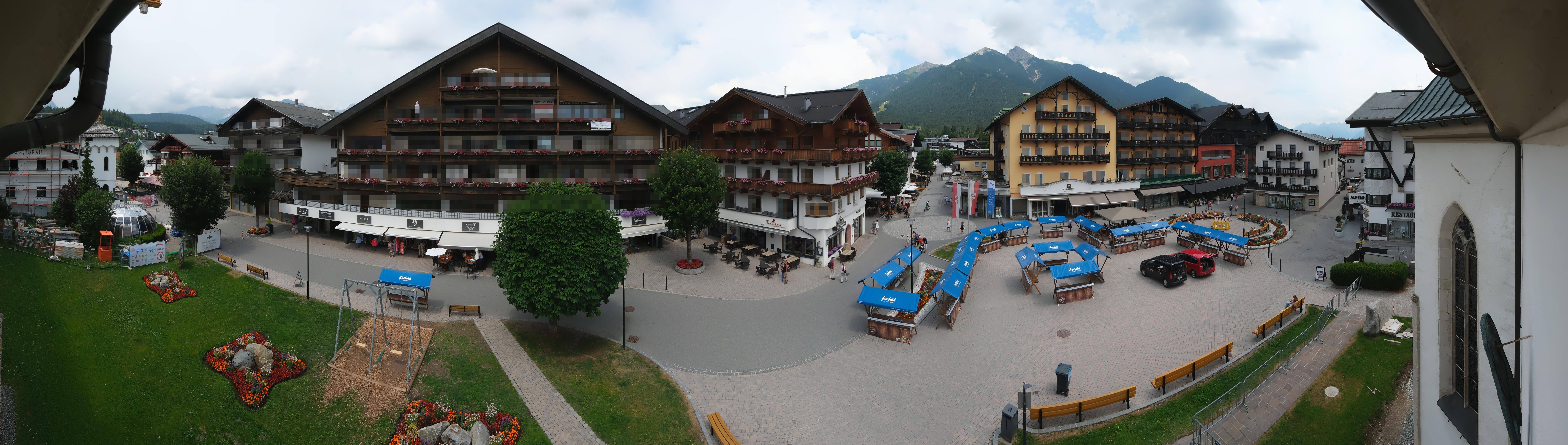 Archived image Webcam Village square, Seefeld