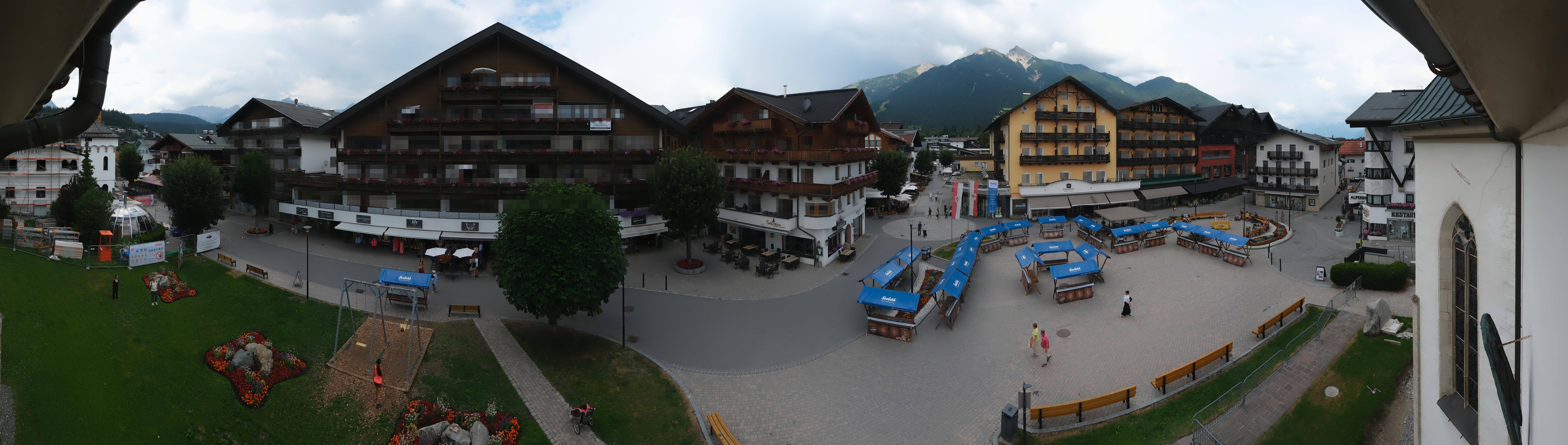 Archived image Webcam Village square, Seefeld