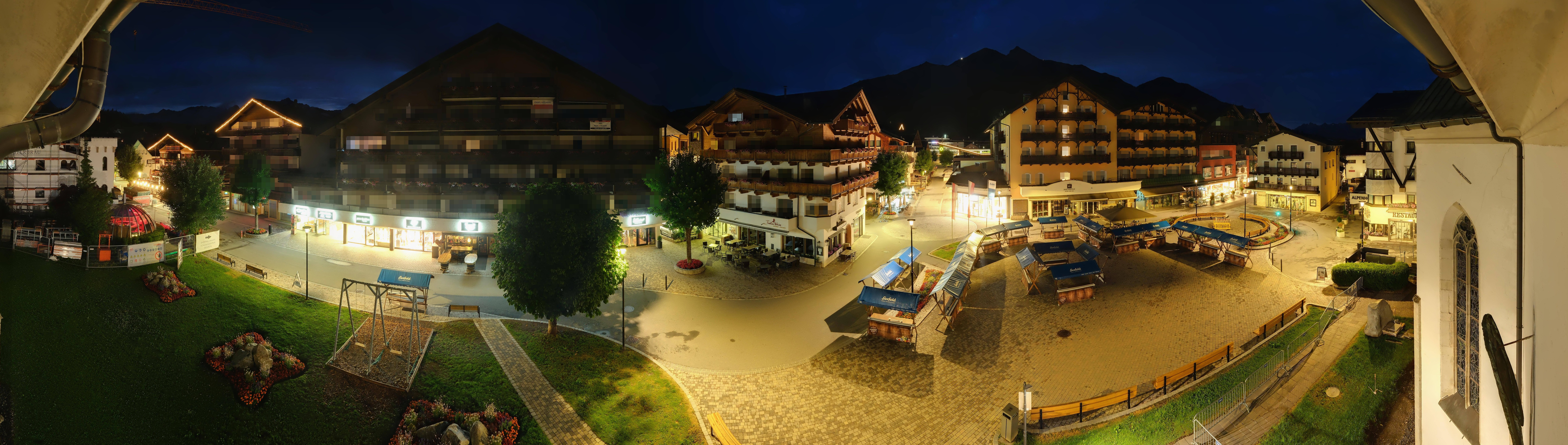 Archiv Foto Webcam Dorfplatz, Seefeld in Tirol