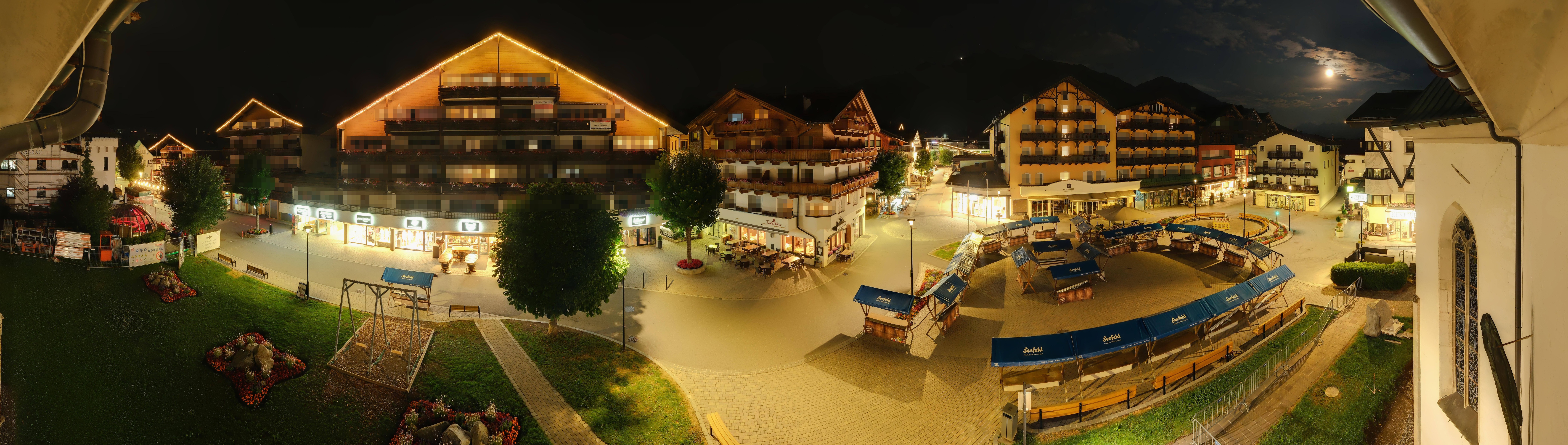 Archiv Foto Webcam Dorfplatz, Seefeld in Tirol