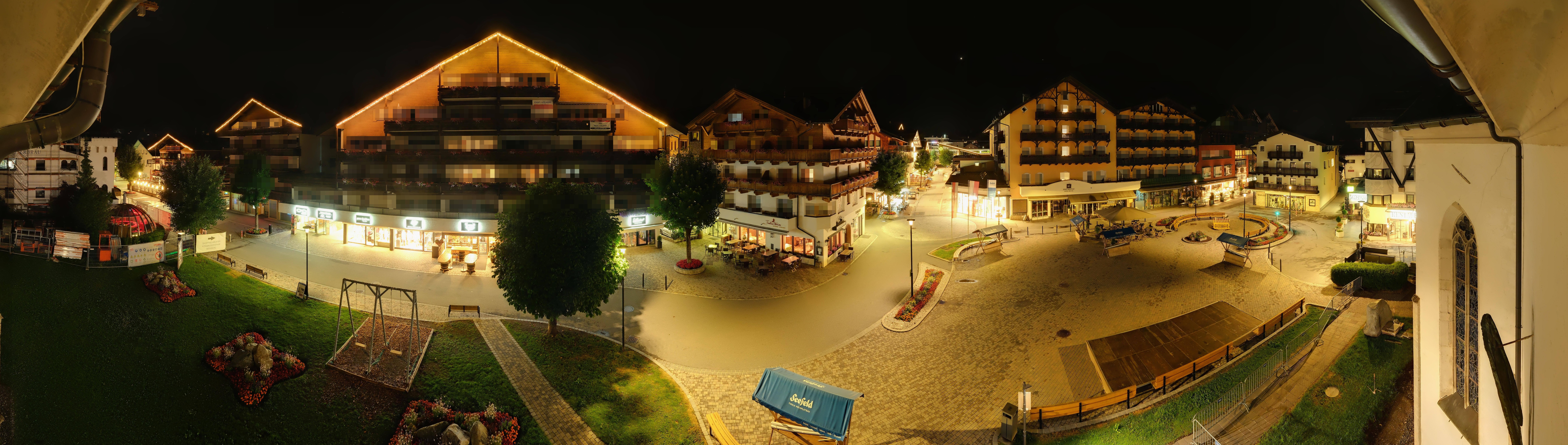 Archiv Foto Webcam Dorfplatz, Seefeld in Tirol