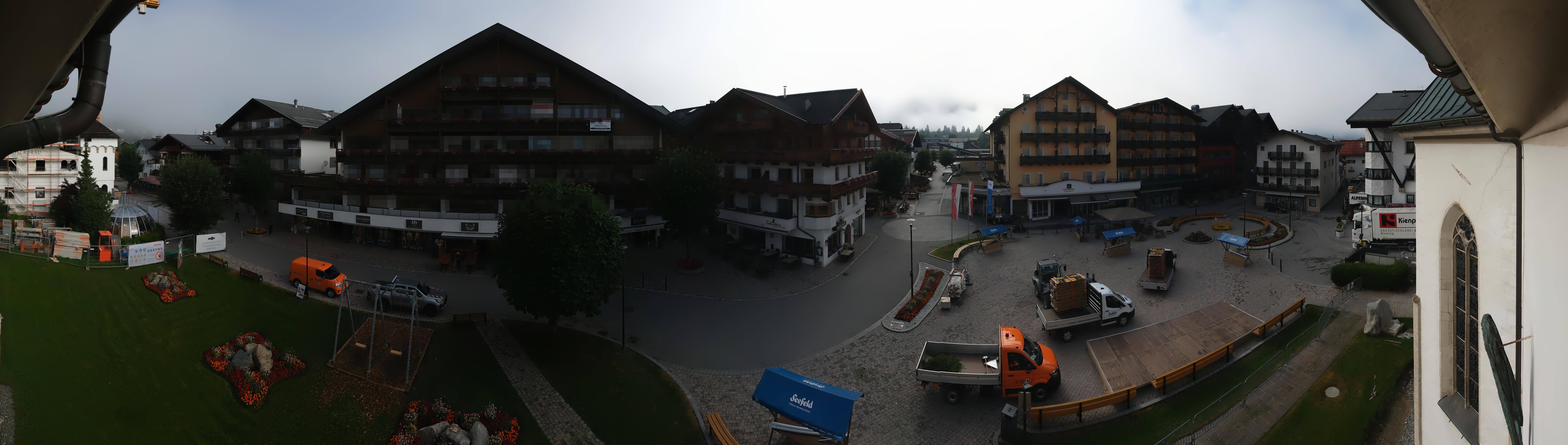 Archiv Foto Webcam Dorfplatz, Seefeld in Tirol