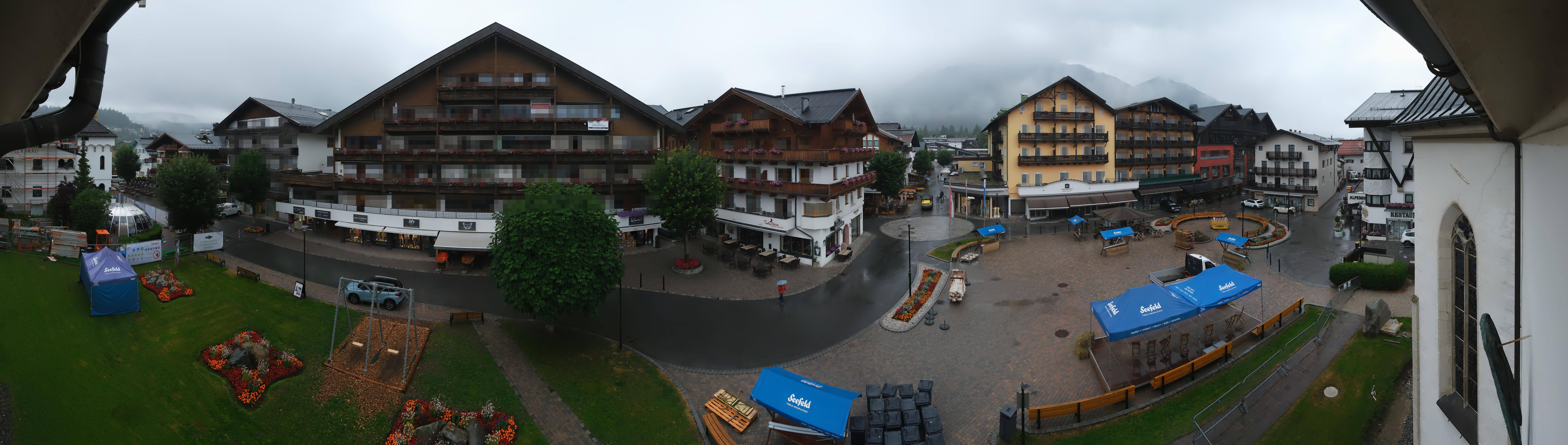 Archiv Foto Webcam Dorfplatz, Seefeld in Tirol