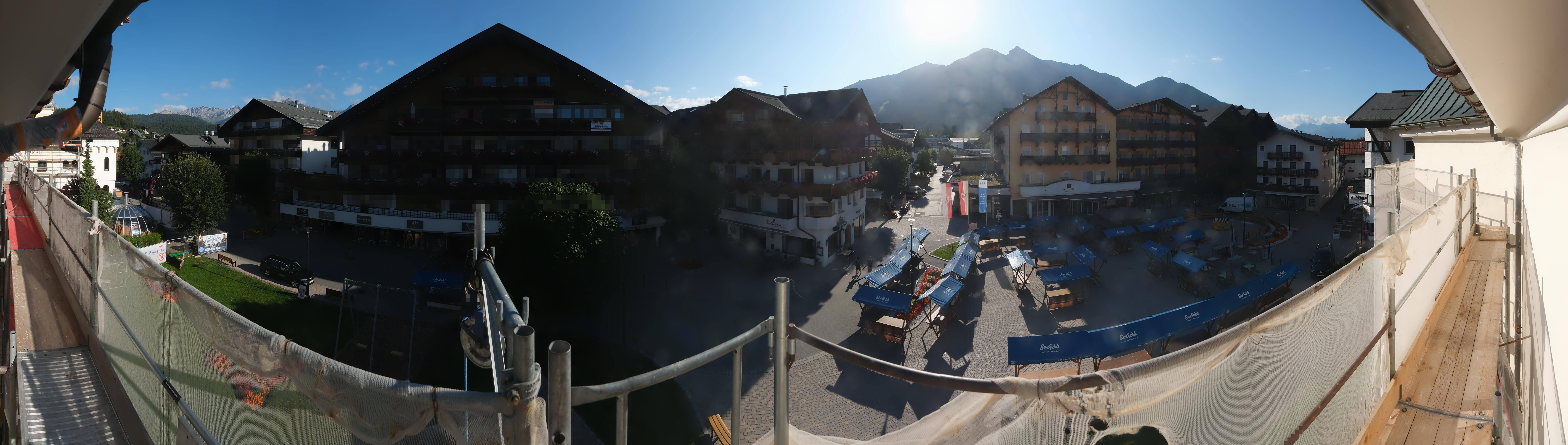 Archiv Foto Webcam Dorfplatz, Seefeld in Tirol