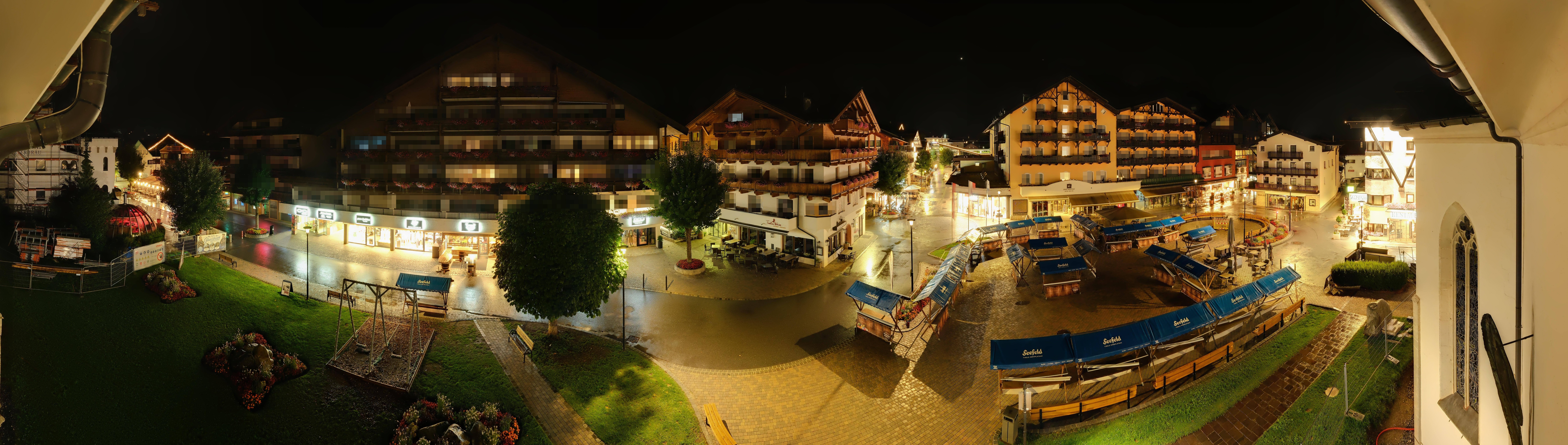 Archiv Foto Webcam Dorfplatz, Seefeld in Tirol