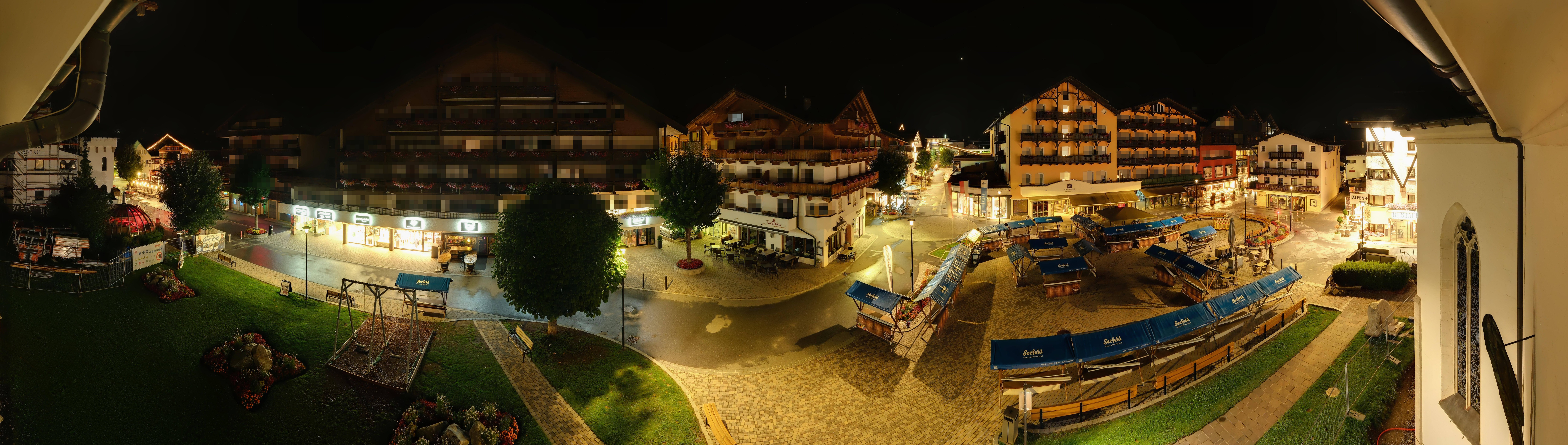 Archiv Foto Webcam Dorfplatz, Seefeld in Tirol