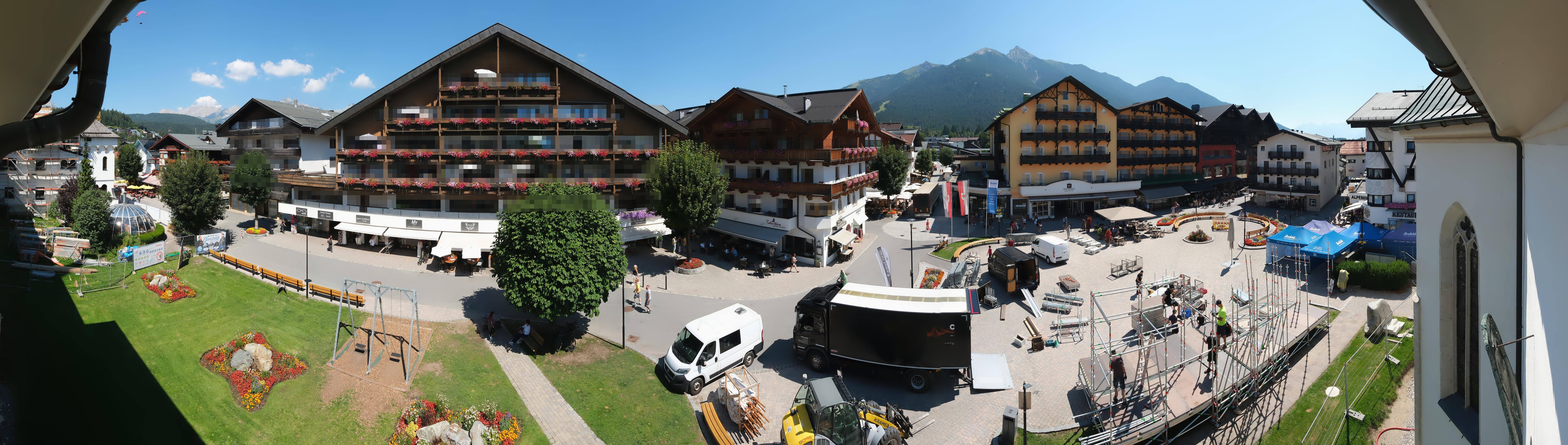 Archived image Webcam Village square, Seefeld