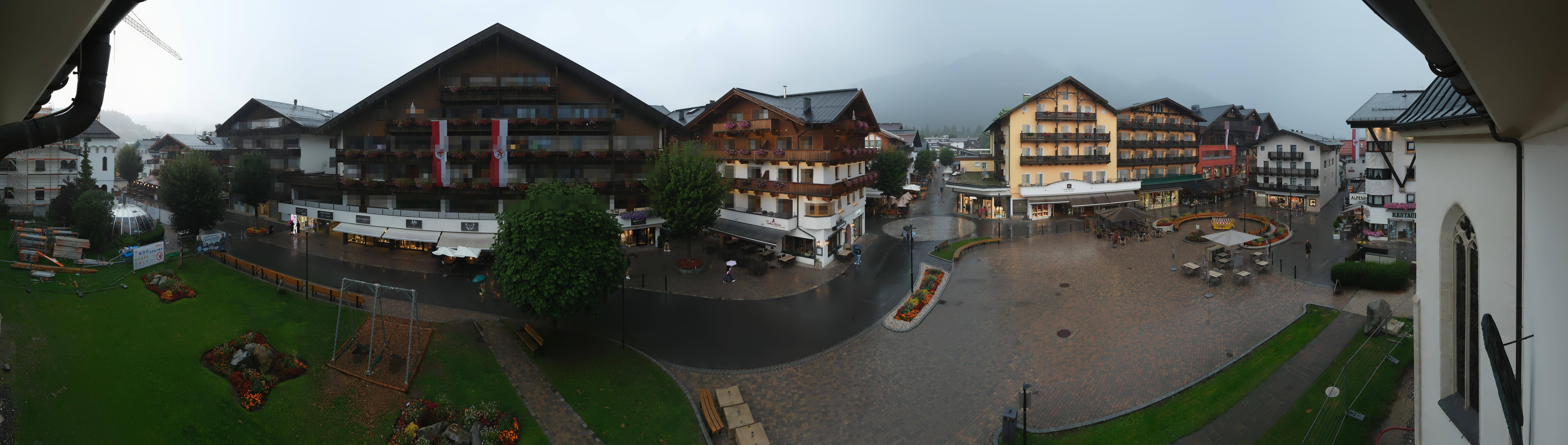 Archiv Foto Webcam Dorfplatz, Seefeld in Tirol