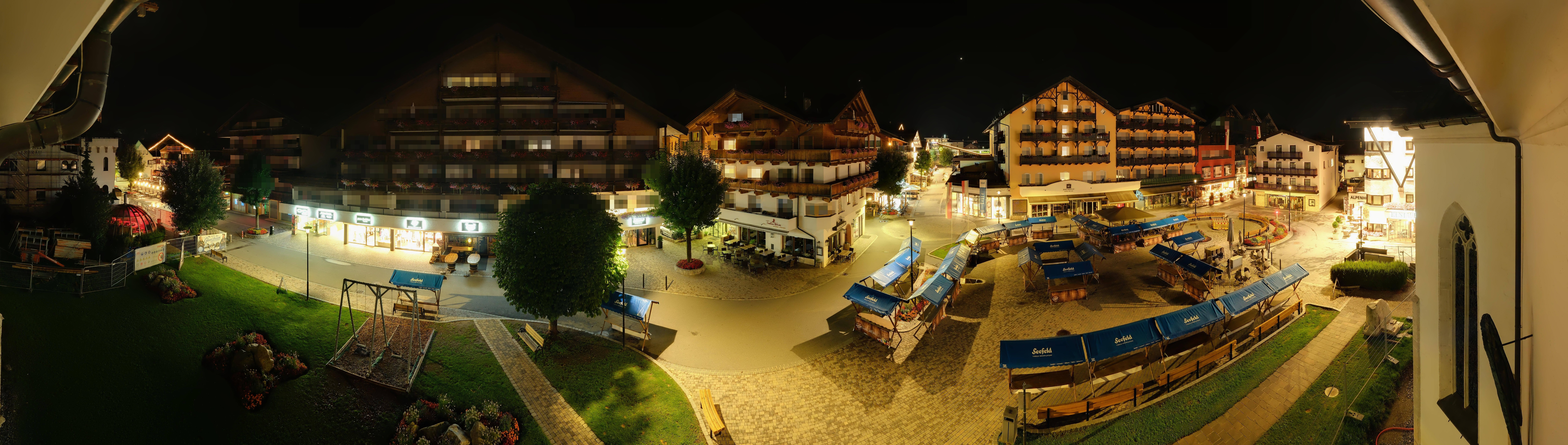 Archiv Foto Webcam Dorfplatz, Seefeld in Tirol