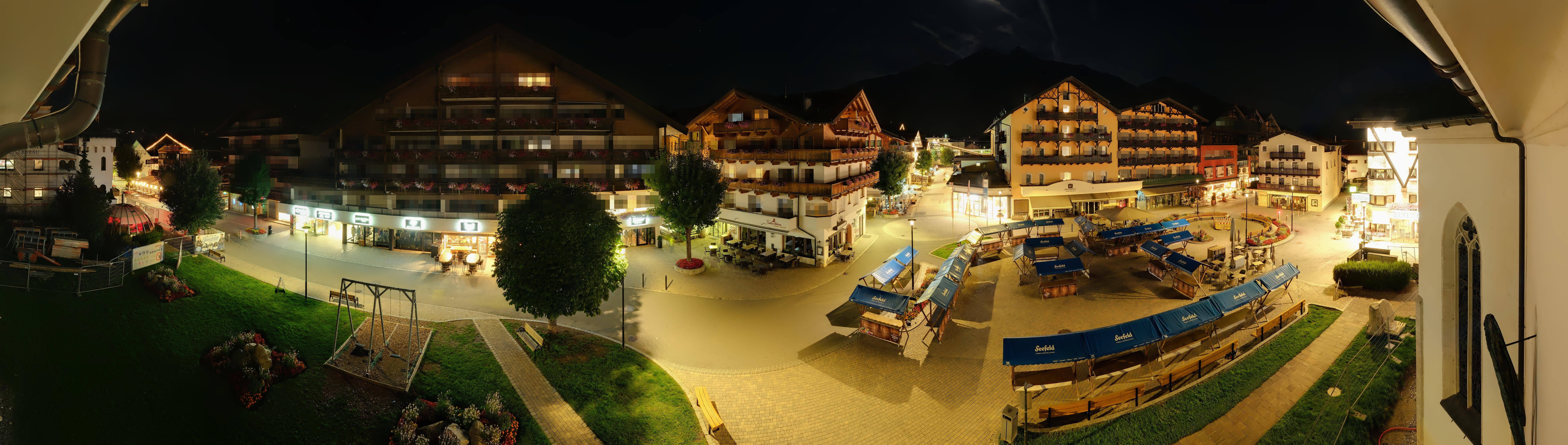 Archiv Foto Webcam Dorfplatz, Seefeld in Tirol