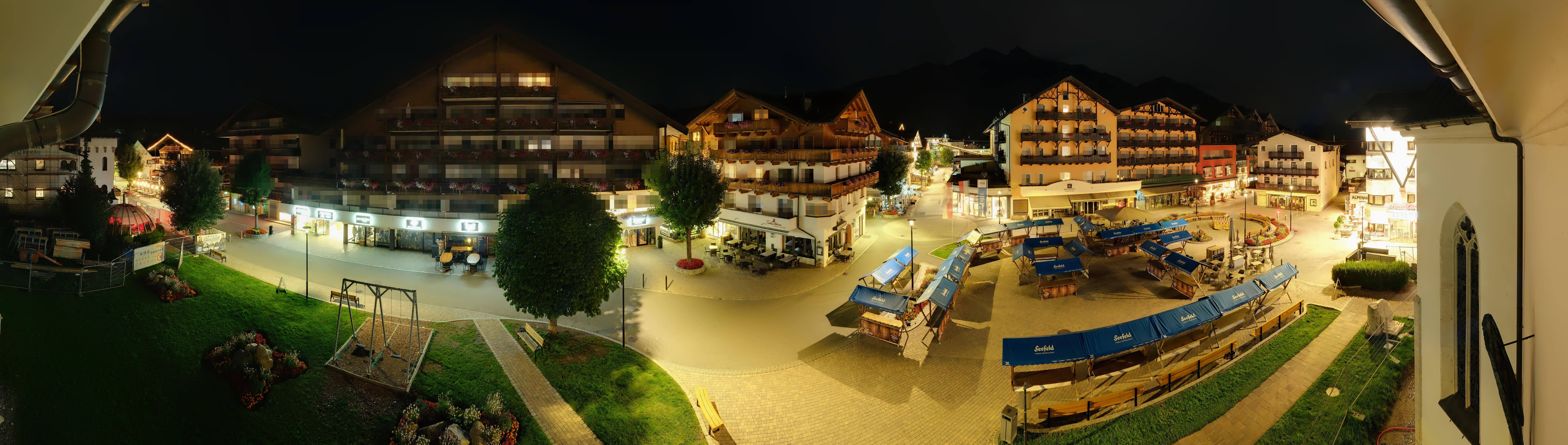 Archiv Foto Webcam Dorfplatz, Seefeld in Tirol