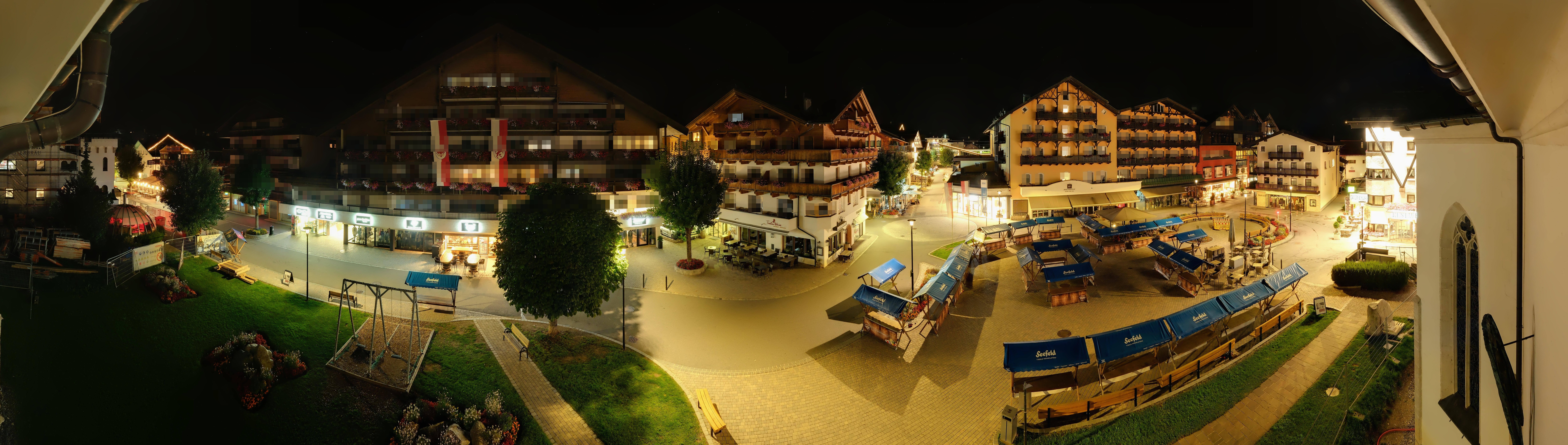Archiv Foto Webcam Dorfplatz, Seefeld in Tirol
