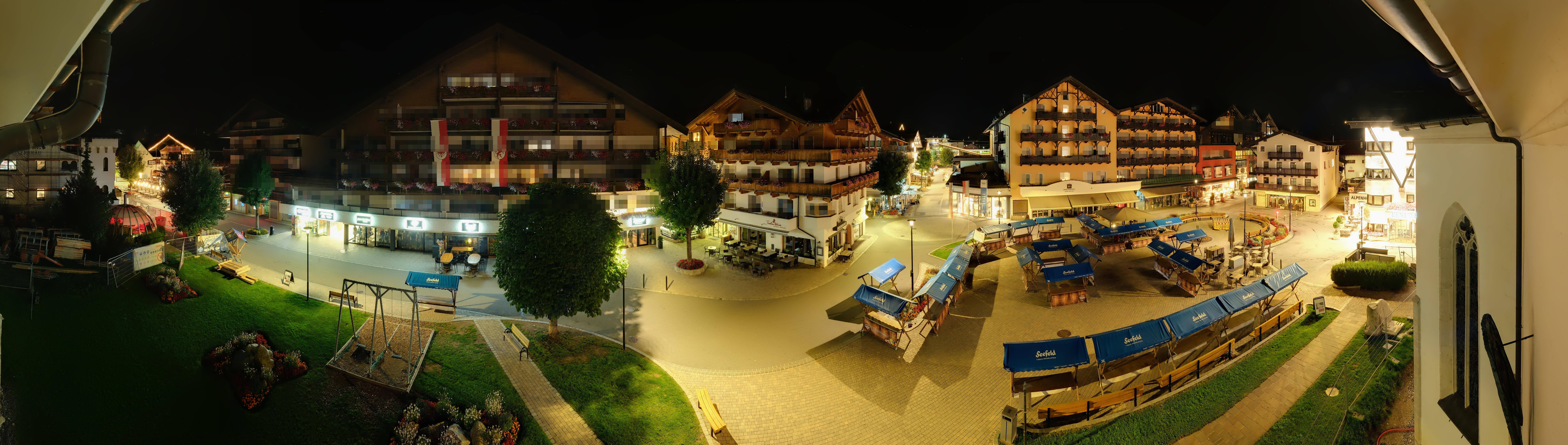 Archiv Foto Webcam Dorfplatz, Seefeld in Tirol