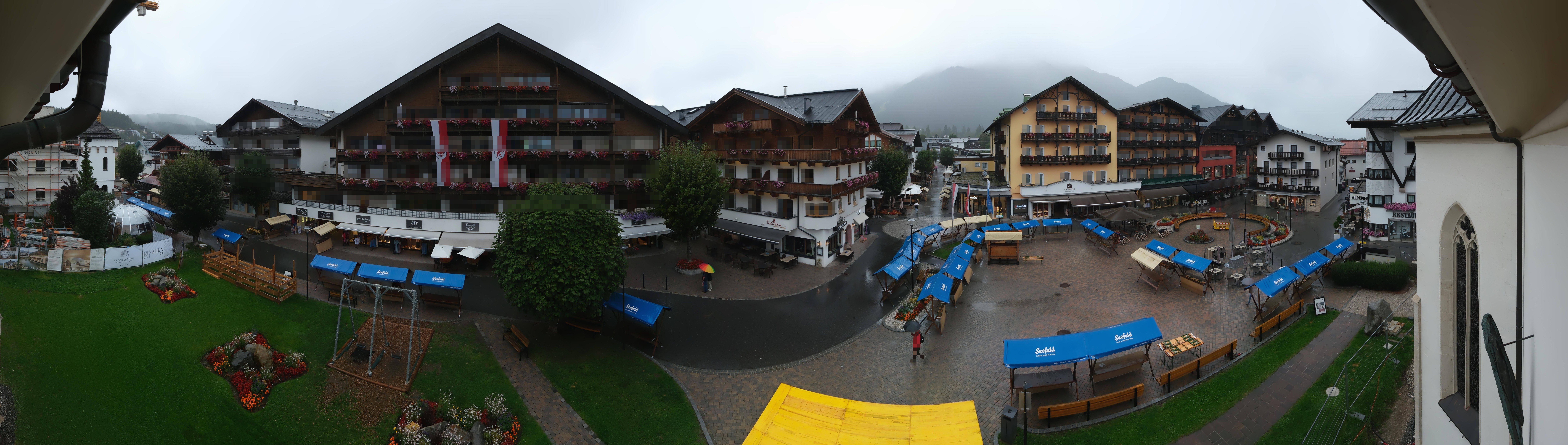 Archiv Foto Webcam Dorfplatz, Seefeld in Tirol
