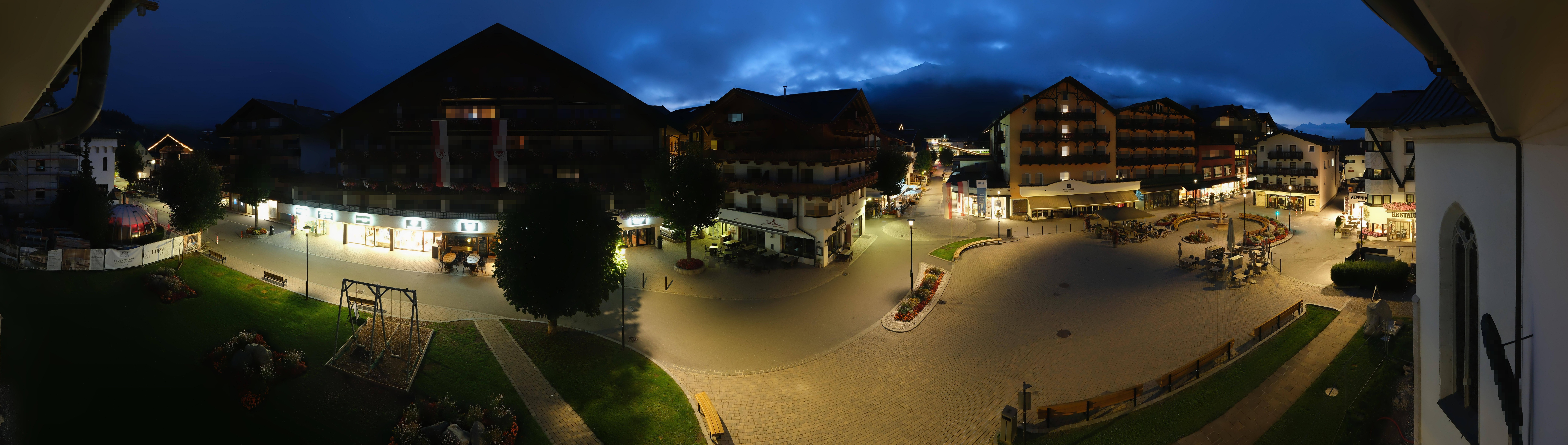 Archiv Foto Webcam Dorfplatz, Seefeld in Tirol