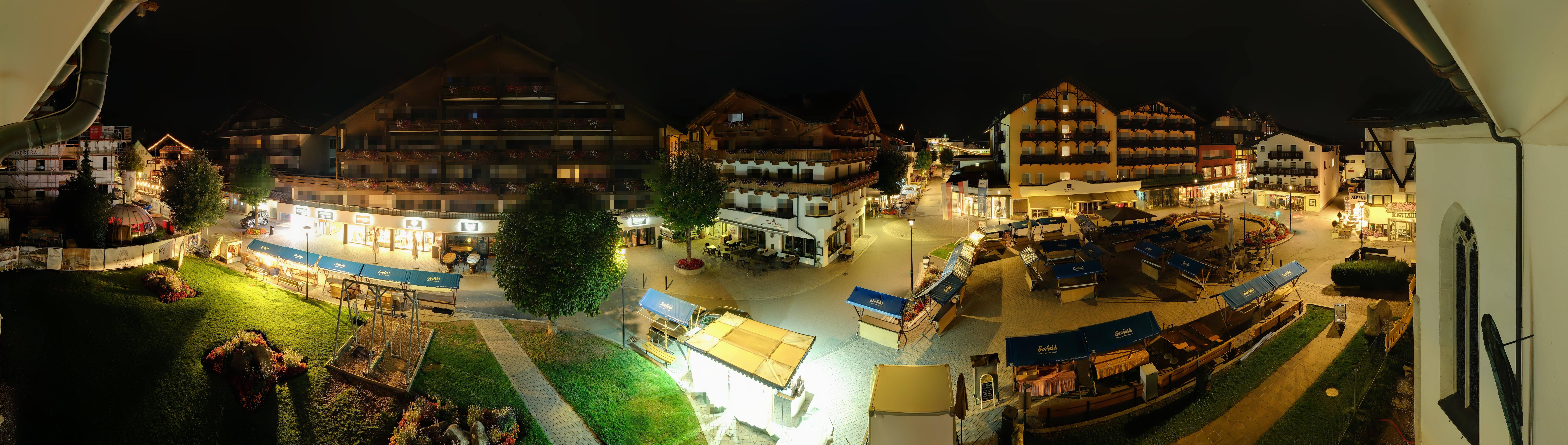 Archiv Foto Webcam Dorfplatz, Seefeld in Tirol
