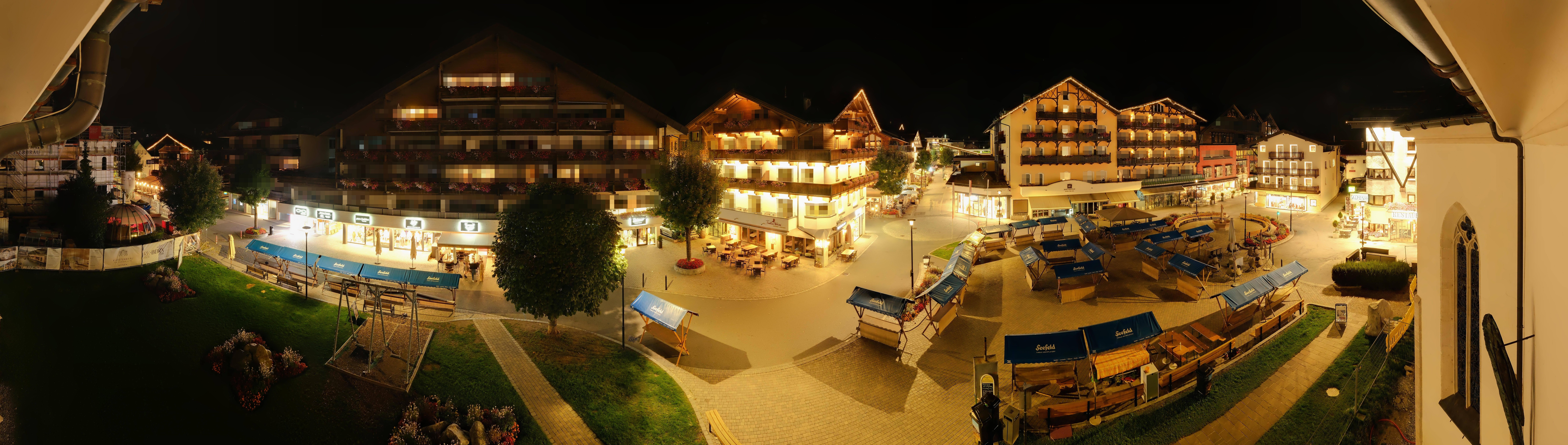 Archiv Foto Webcam Dorfplatz, Seefeld in Tirol
