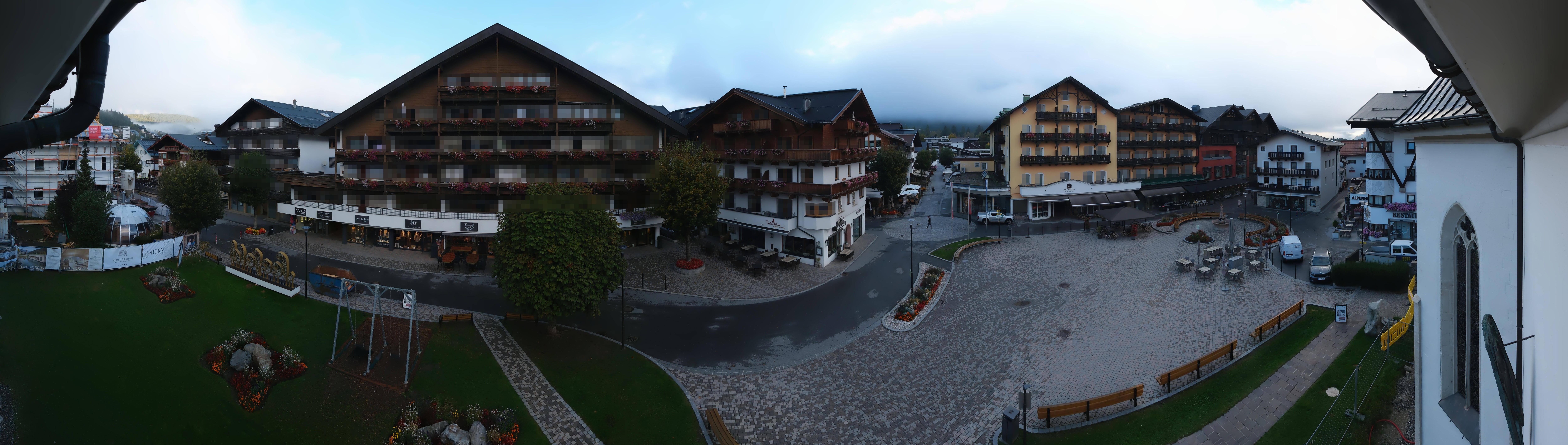 Archiv Foto Webcam Dorfplatz, Seefeld in Tirol