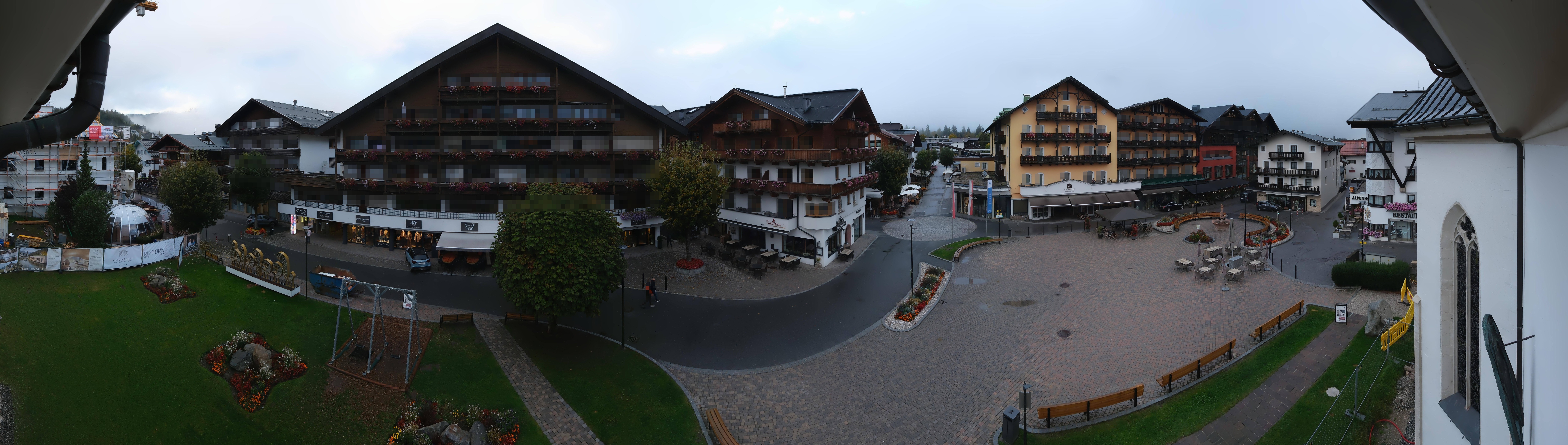 Archiv Foto Webcam Dorfplatz, Seefeld in Tirol