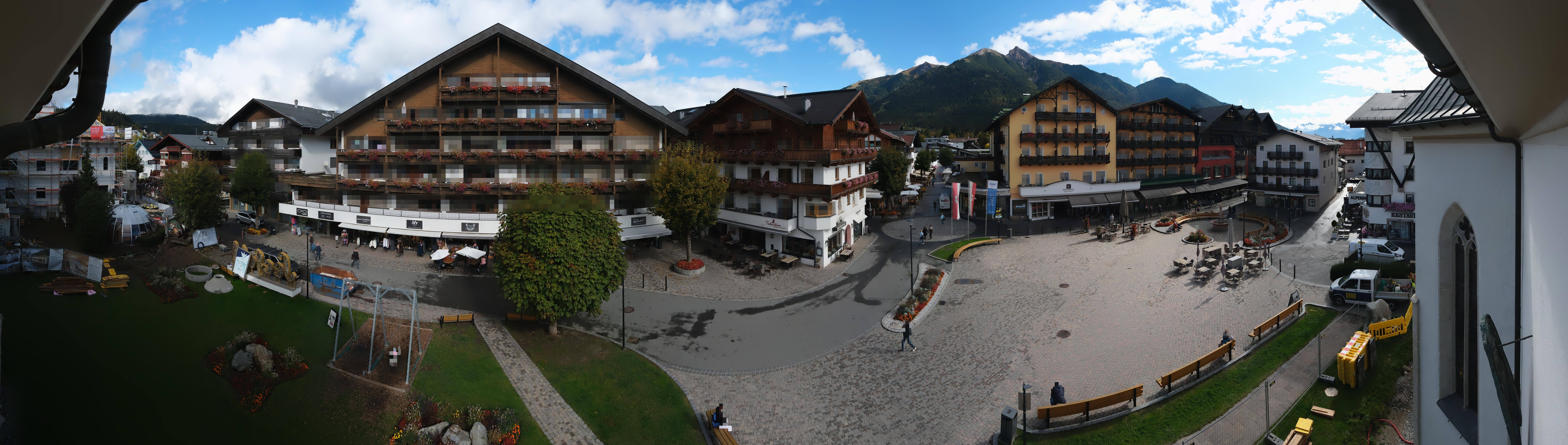 Archived image Webcam Village square, Seefeld
