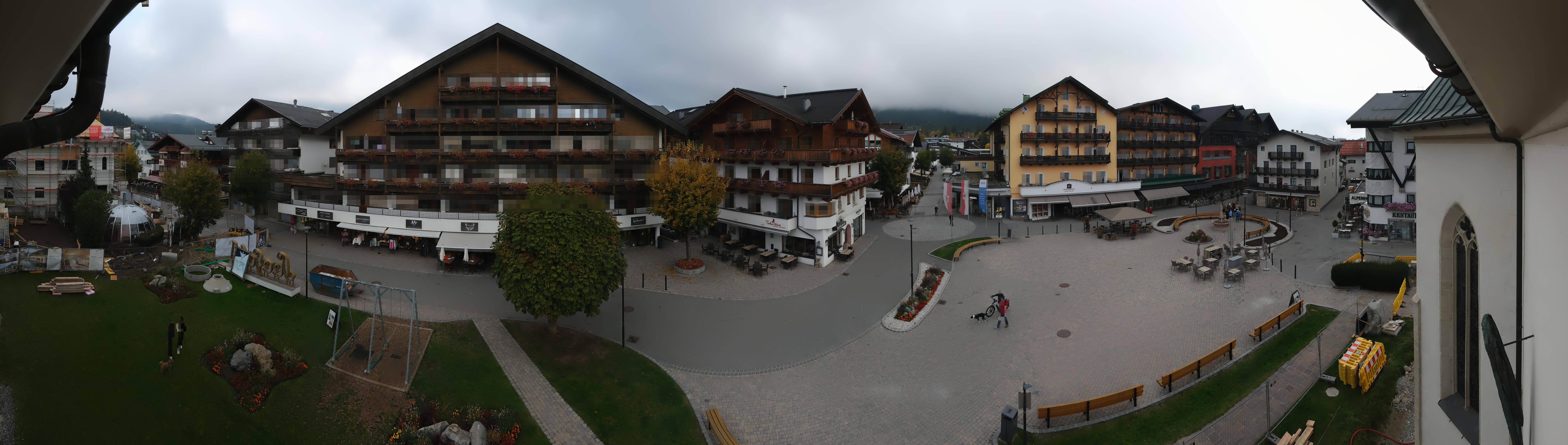 Archiv Foto Webcam Dorfplatz, Seefeld in Tirol