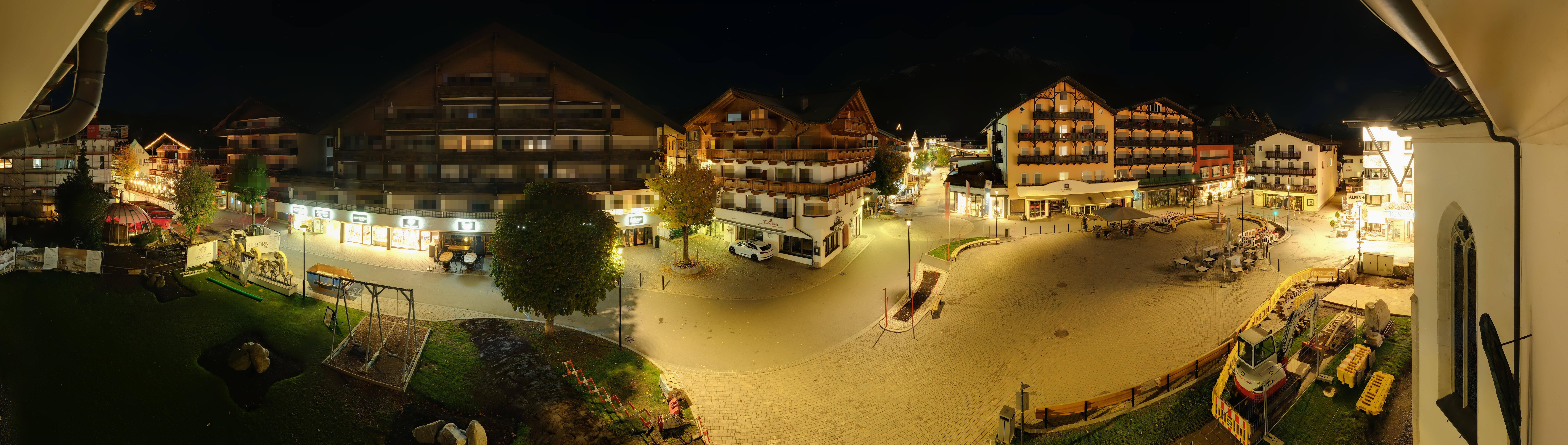 Archiv Foto Webcam Dorfplatz, Seefeld in Tirol