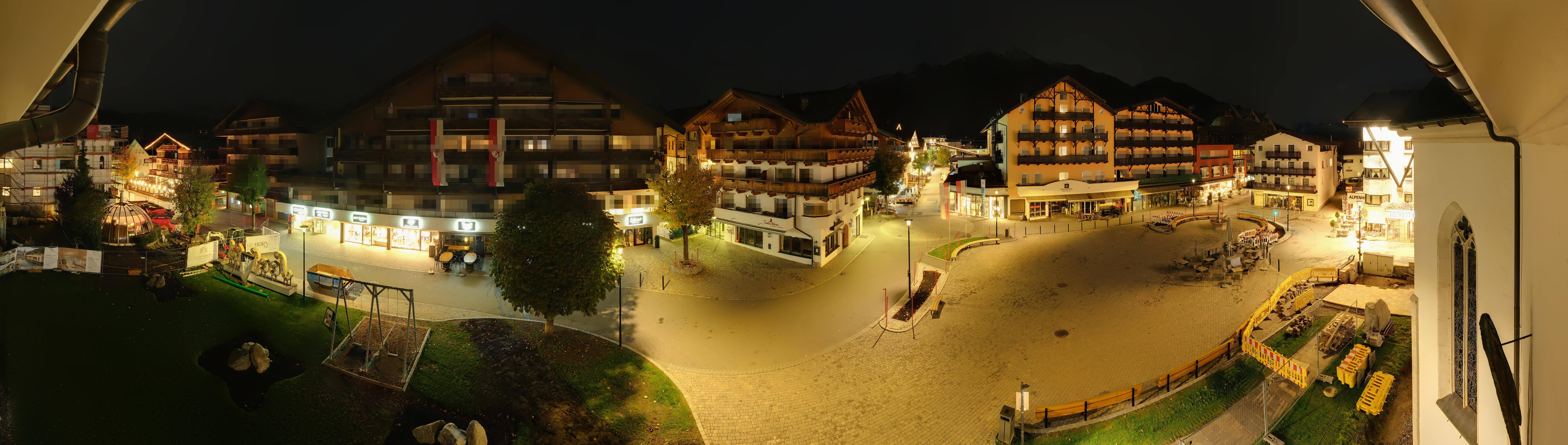 Archiv Foto Webcam Dorfplatz, Seefeld in Tirol