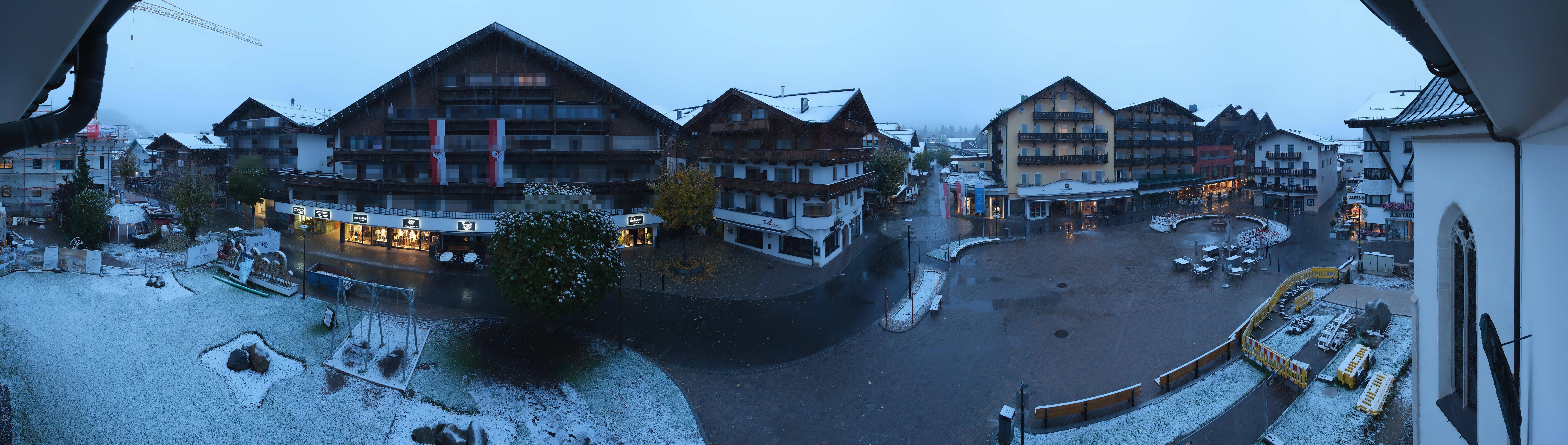Archiv Foto Webcam Dorfplatz, Seefeld in Tirol