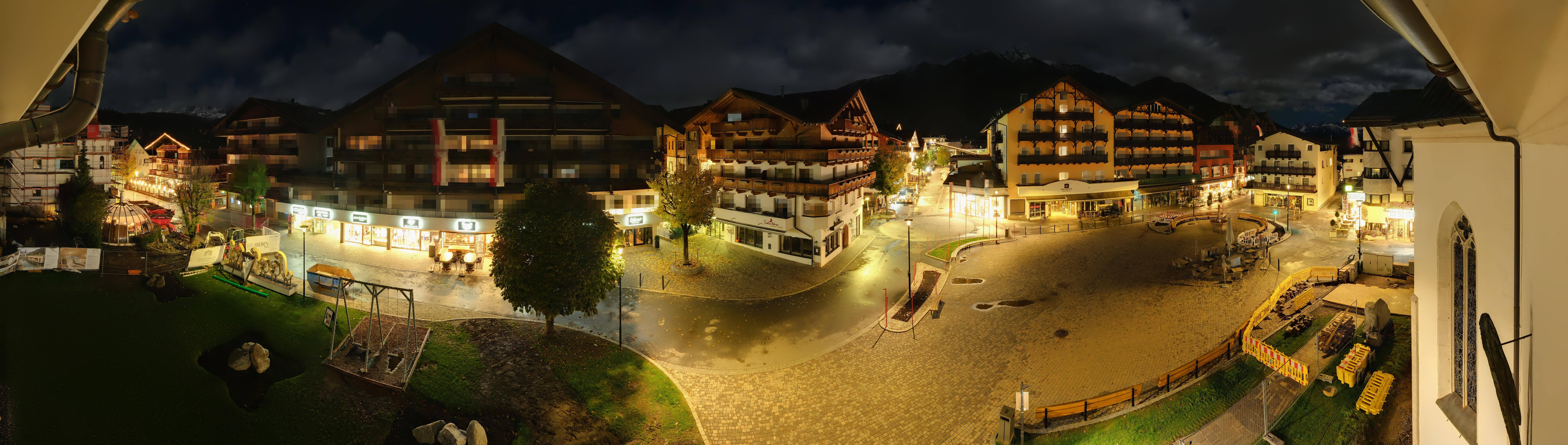 Archiv Foto Webcam Dorfplatz, Seefeld in Tirol