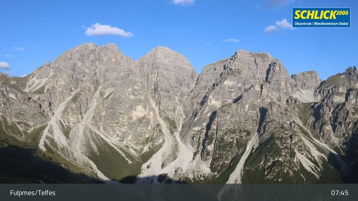 Archiv Foto Webcam Krinnenkopf bei Fulpmes in Schlick 2000