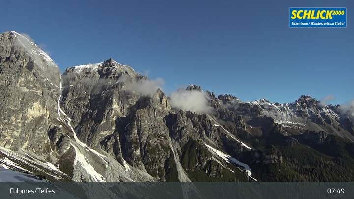 Archiv Foto Webcam Mitterjoch in Fulpmes (Schlick 2000)